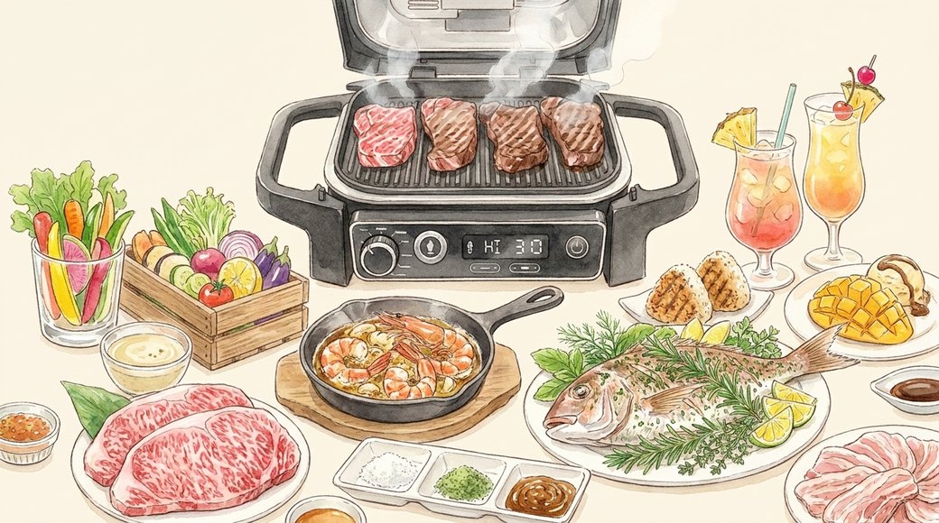 島食材のディナー 7月コース 全品のテーブル